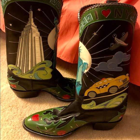 Rocketbuster Boots Shoes New Rocketbuster Custom Cowboy Boots New